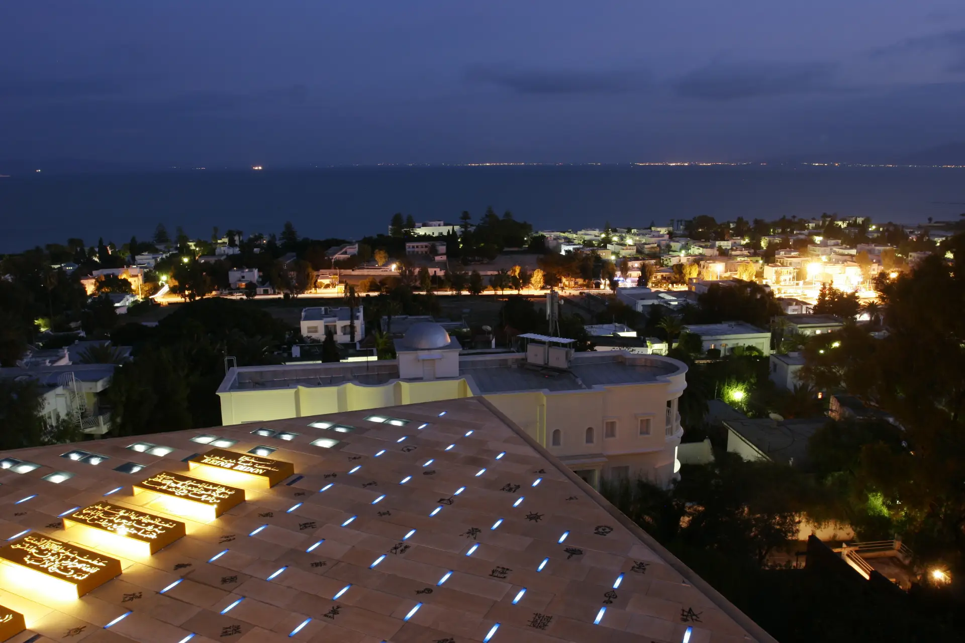 Villa Didon and the bay of Carthage